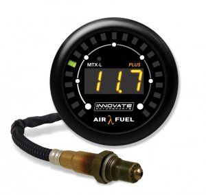 MTX-L Plus: Advanced Digital Wideband Air/Fuel Ratio Gauge Kit, 3 ft. Sensor Cable