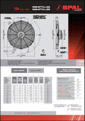 Spal 14" Swept Blade Fan